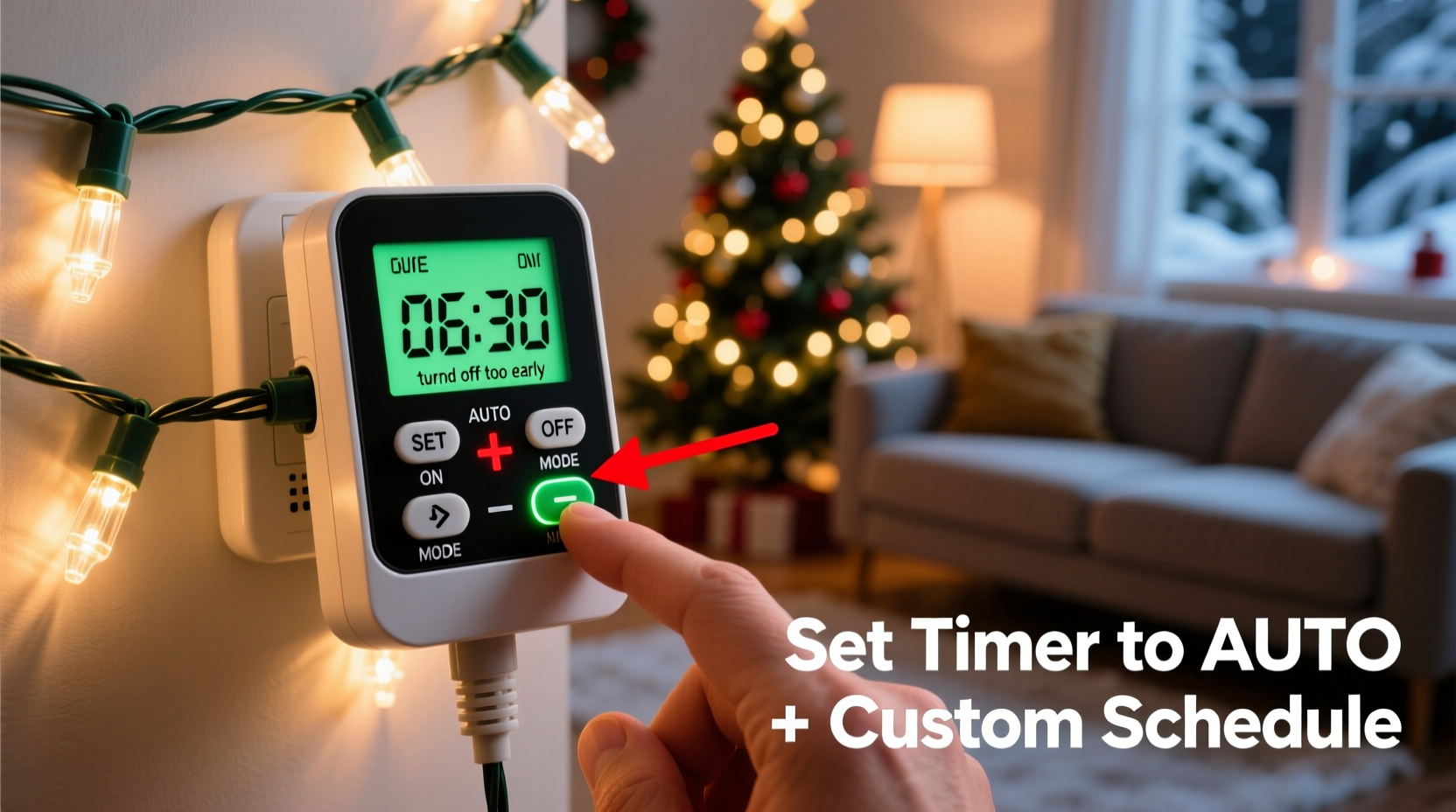 Why Does My Timer Shut Off Christmas Lights Too Early How To Fix Settings, image size:1664x928