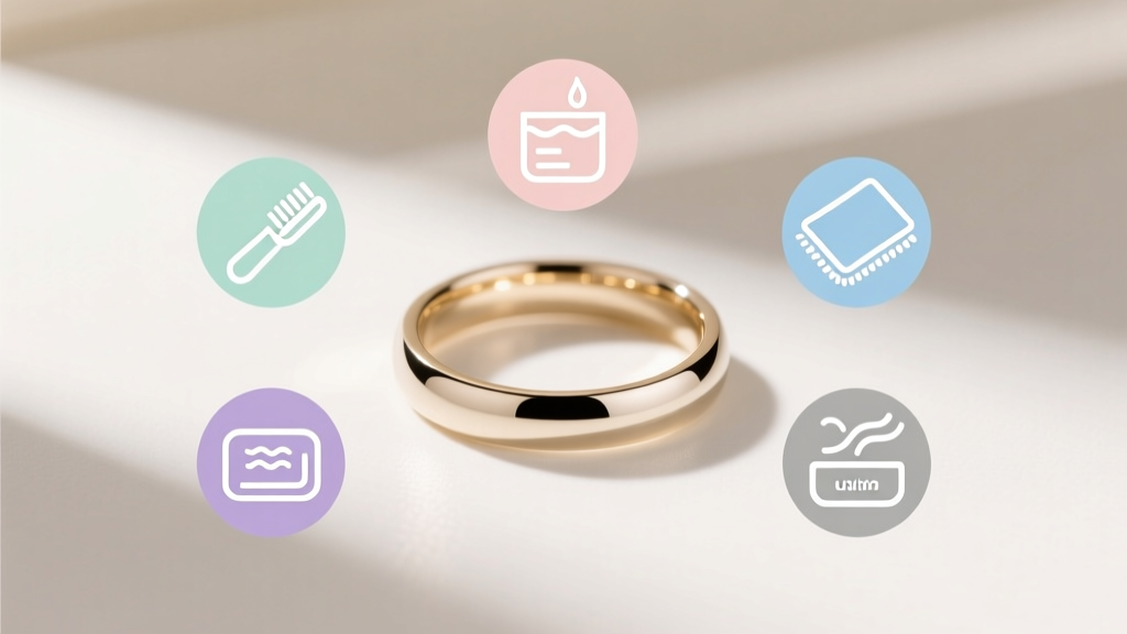 White Gold Wedding Ring Cleaning: 5 Safe Home Methods