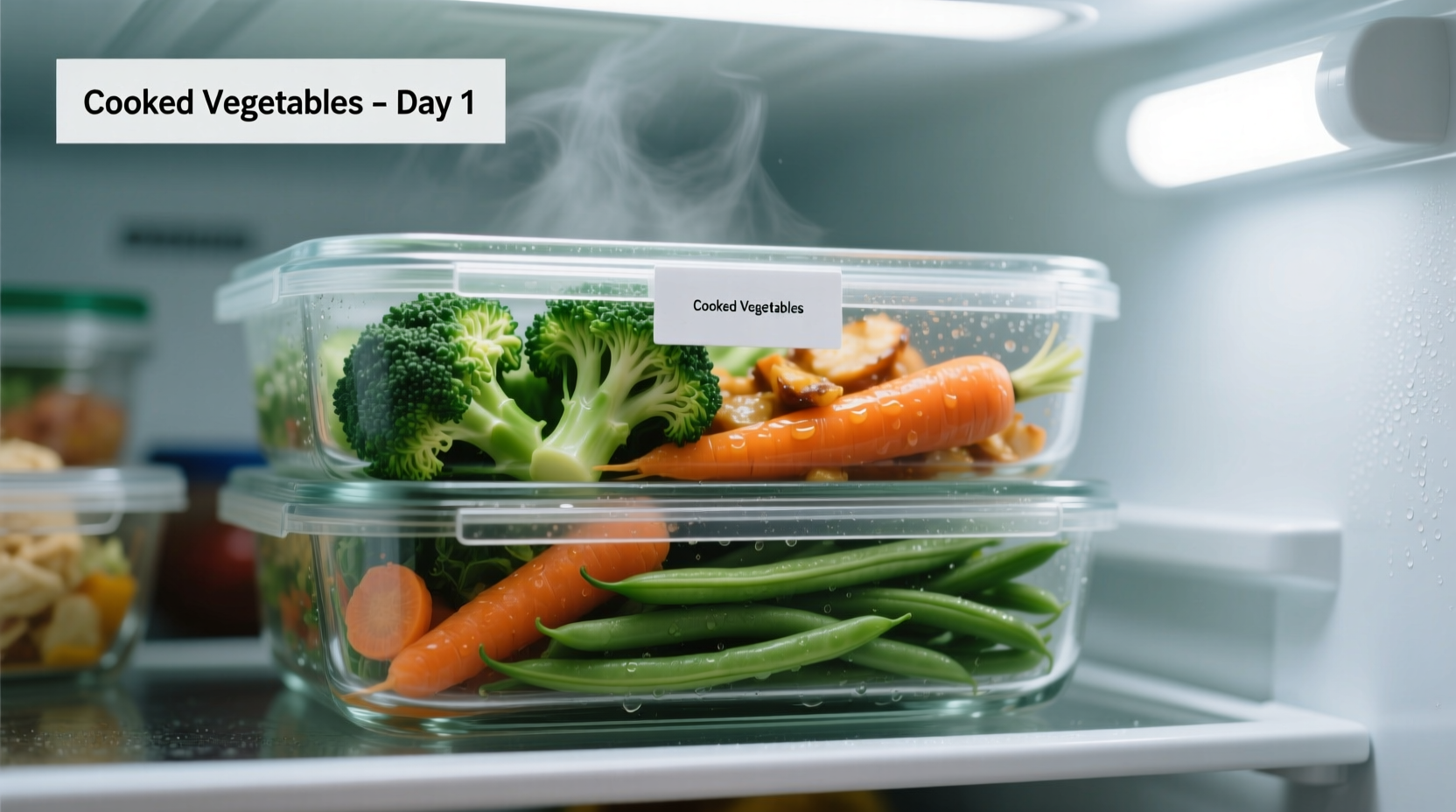 how long will cooked vegetables keep in the fridge
