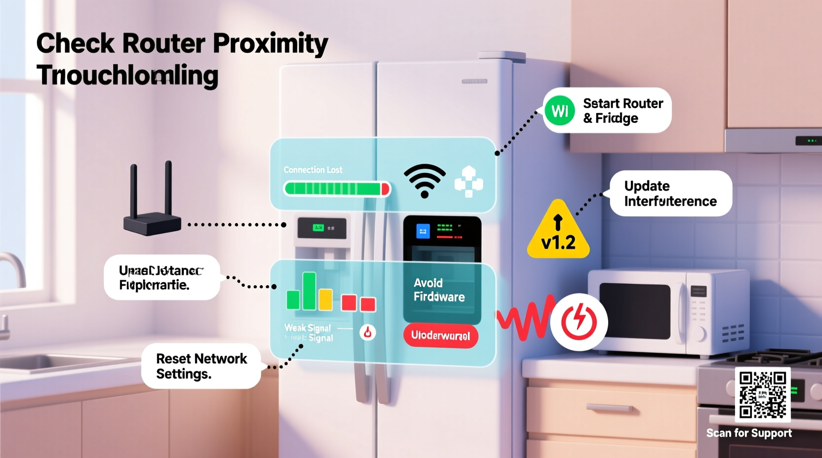 why is my smart fridge not connecting to wifi consistently