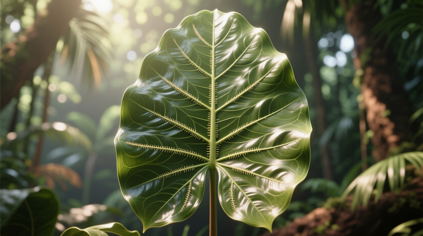 upright elephant ear