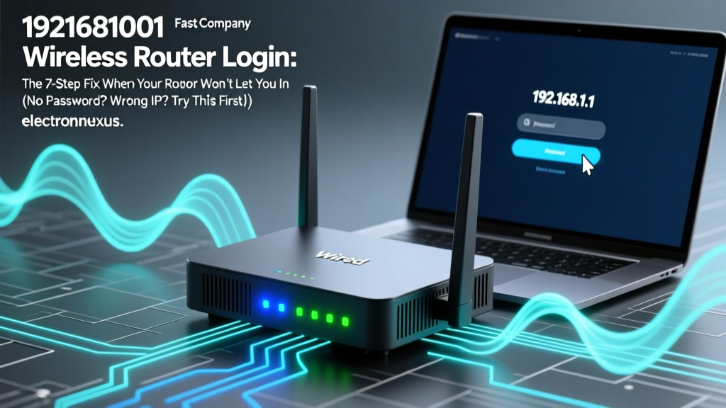 1921681001 Wireless Router Login: The 7-Step Fix When Your Router Won’t Let You In (No Password? Wrong IP? Try This First)
