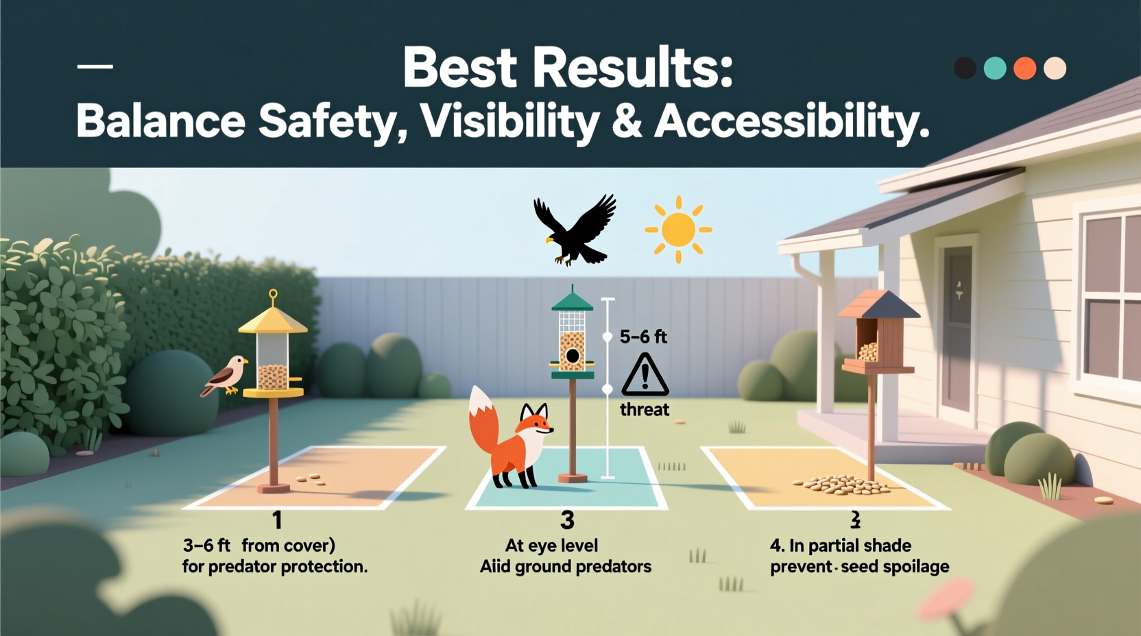 where to put bird feeders