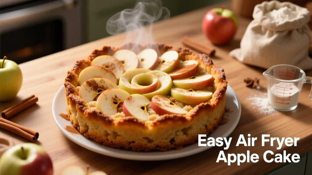 Air Fryer Apple Cake: Crispy-Edged, Moist & Easy