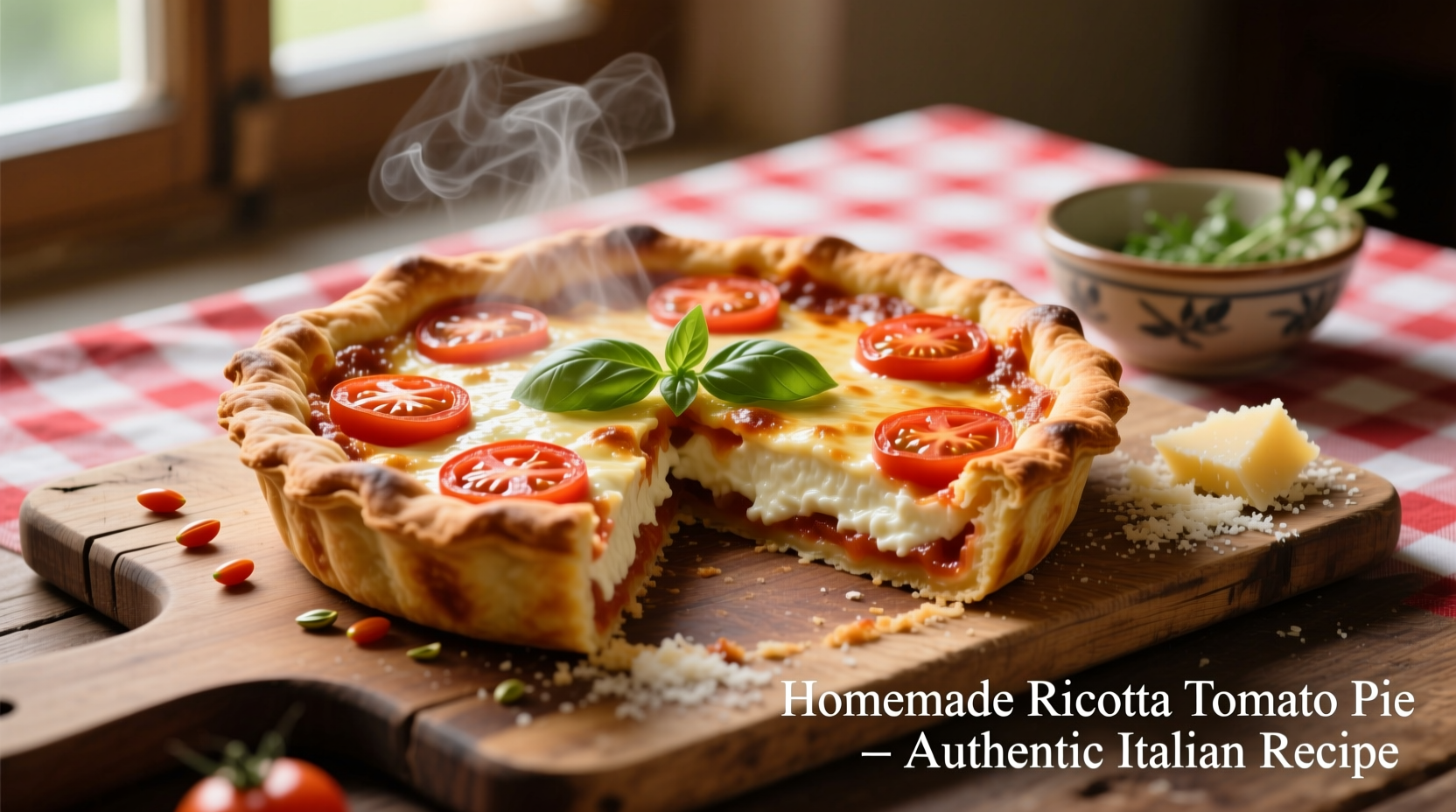 Ricotta Tomato Pie Recipe: Simple Italian Delight