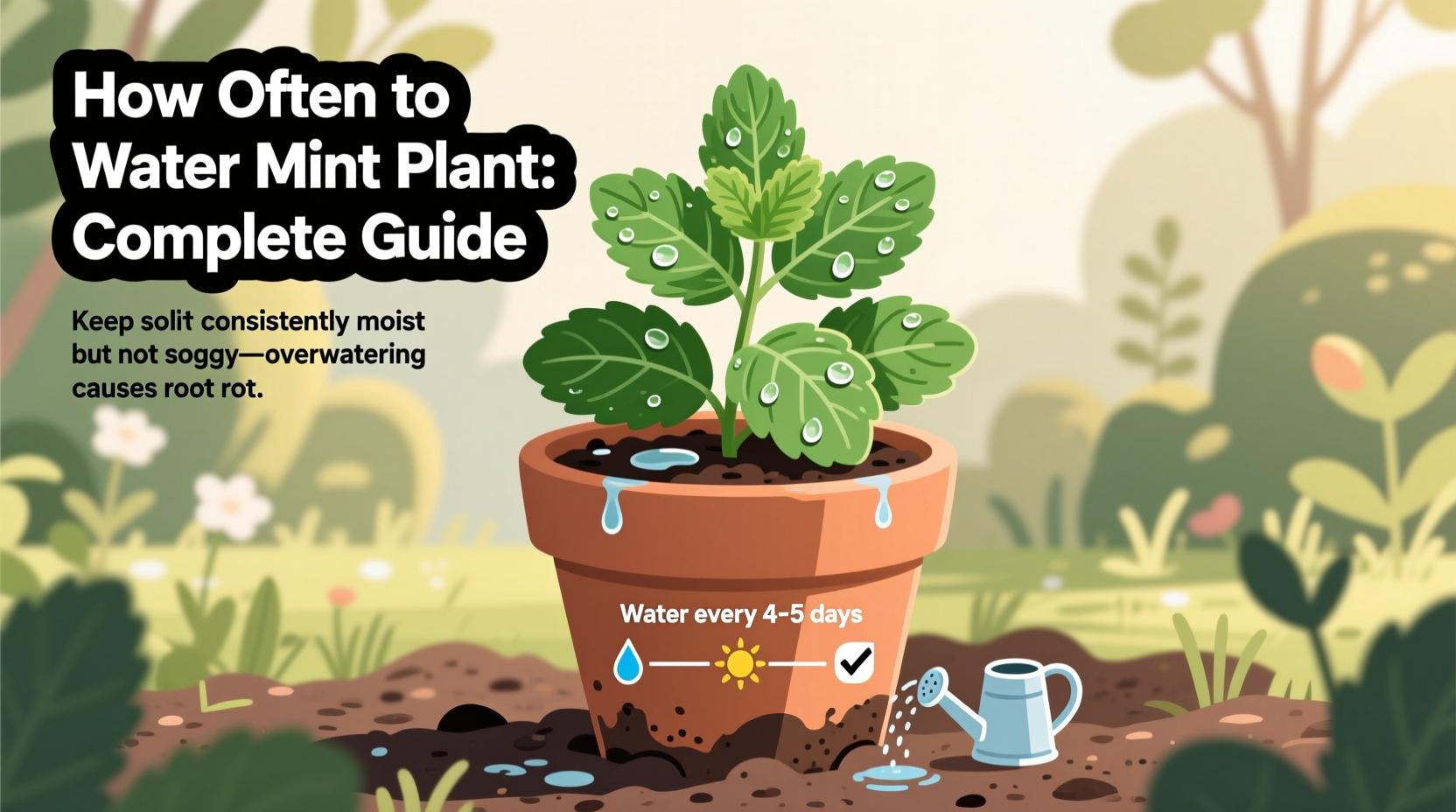 How Often Water Mint Plant