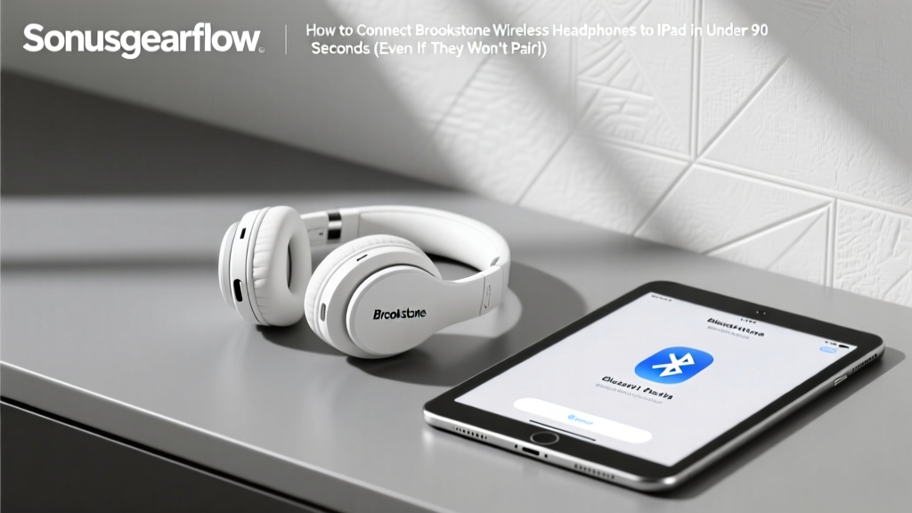 Brookstone Wireless Headphones to iPad (2026)