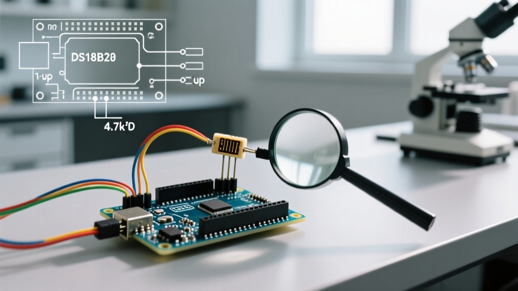 Fixing Arduino and DS18B20 Sensor Reading & Wiring Errors