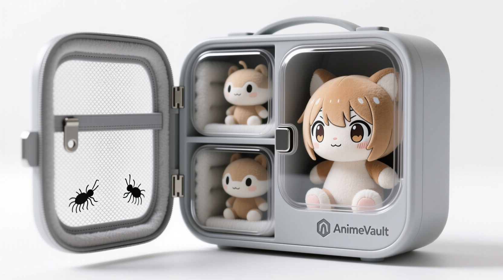 how to store anime plushies in closet safely