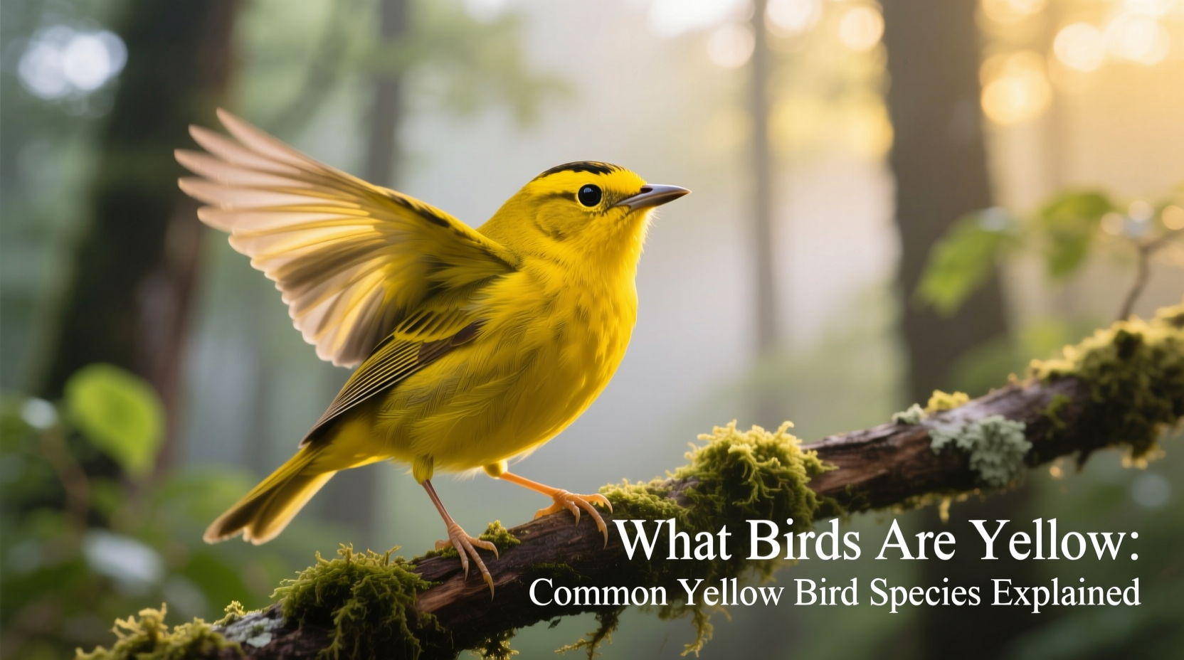 what birds are yellow