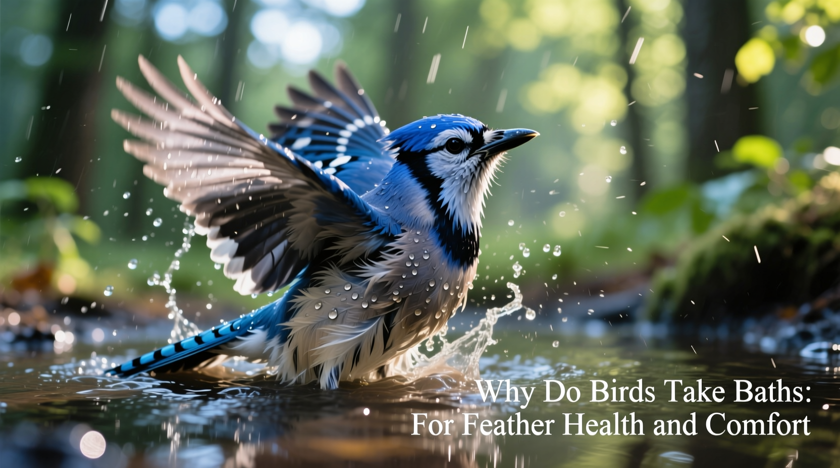 Why Do Birds Take Baths: For Feather Health and Comfort