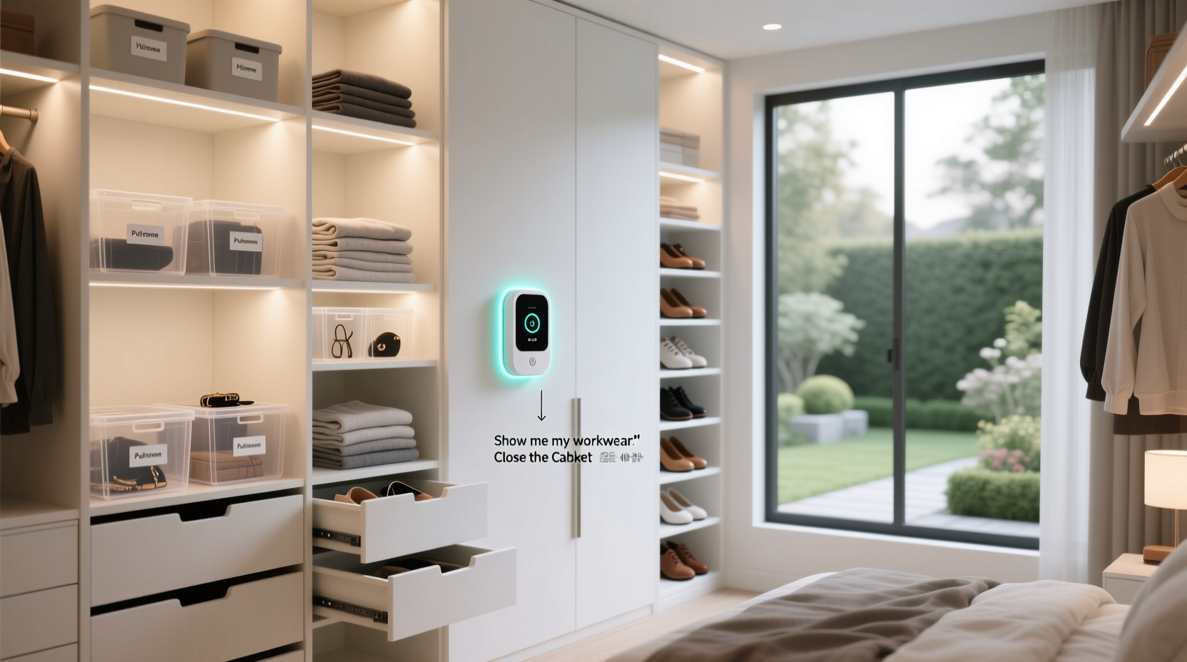 closet organization tips voice controlled simplicity