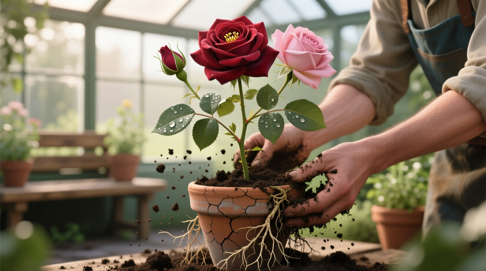 transplant roses