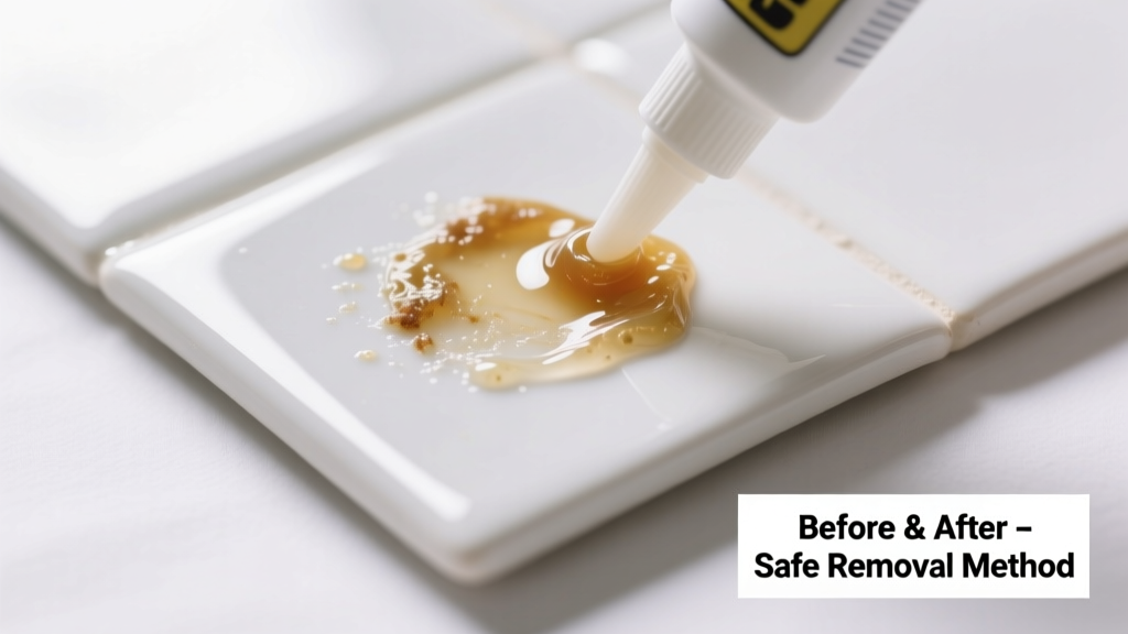 How to Remove Super Glue from Ceramic Surfaces Safely