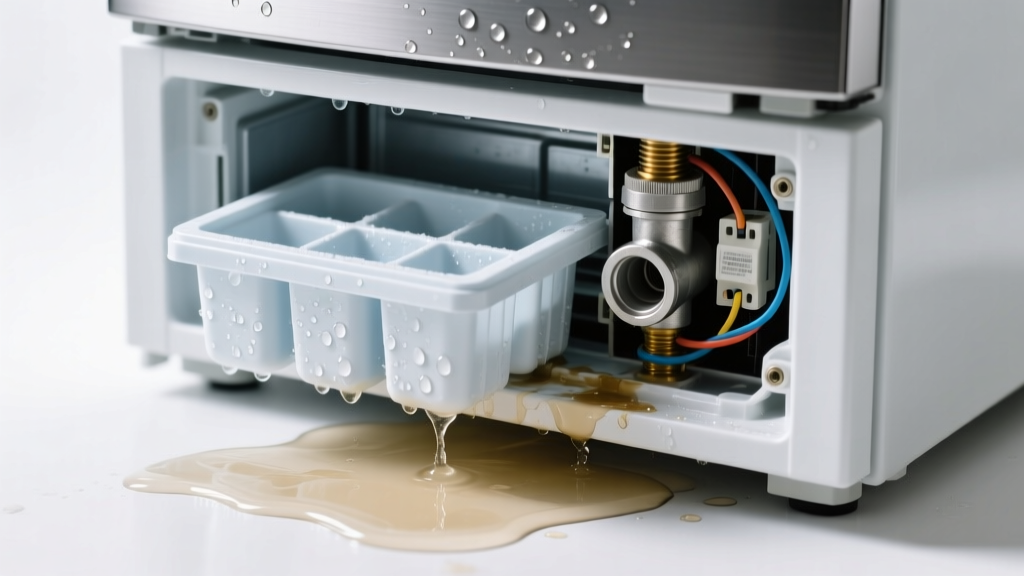 Refrigerator Ice Maker Not Working & Leaking Water