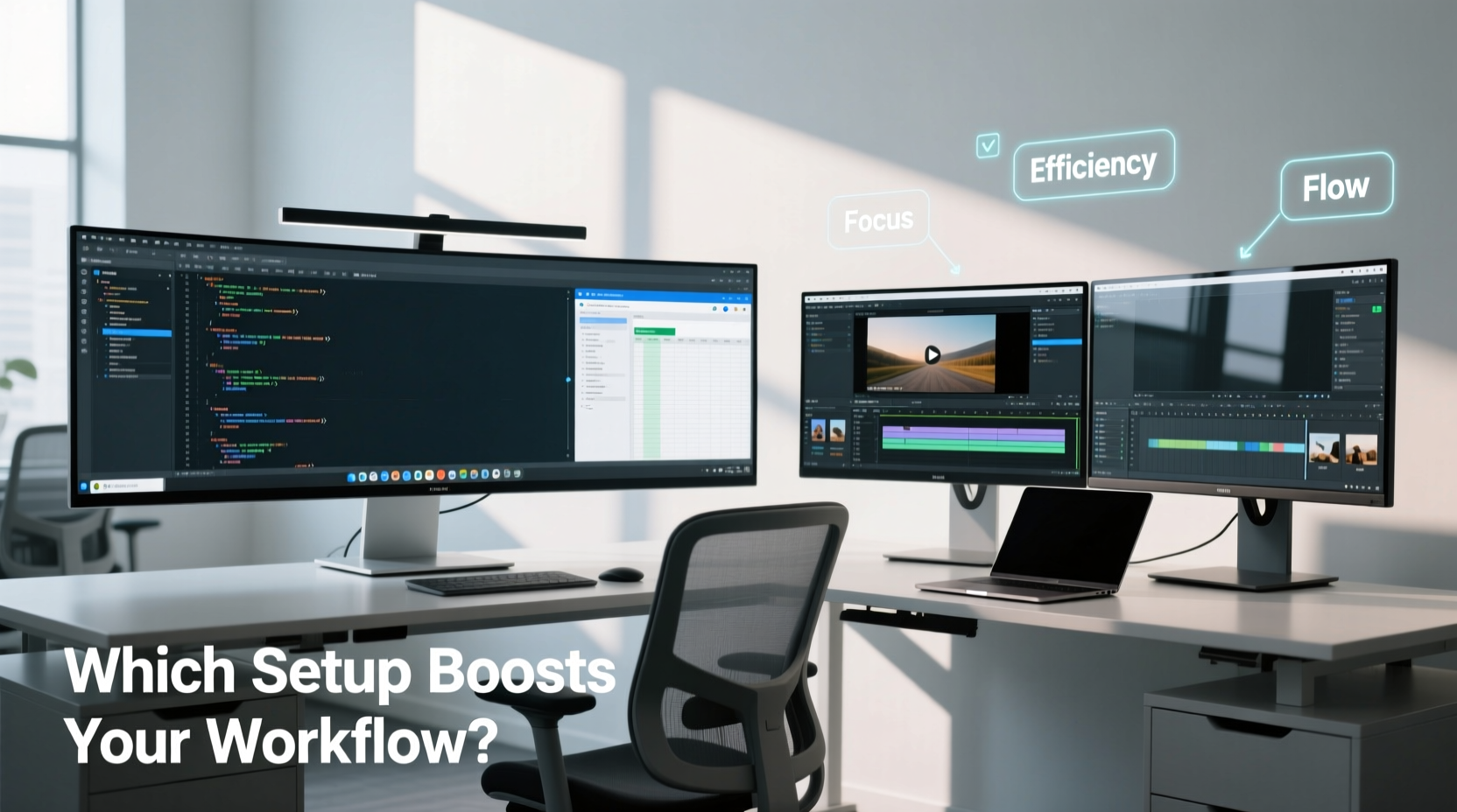 ultrawide monitor vs dual screen setup which improves multitasking workflow