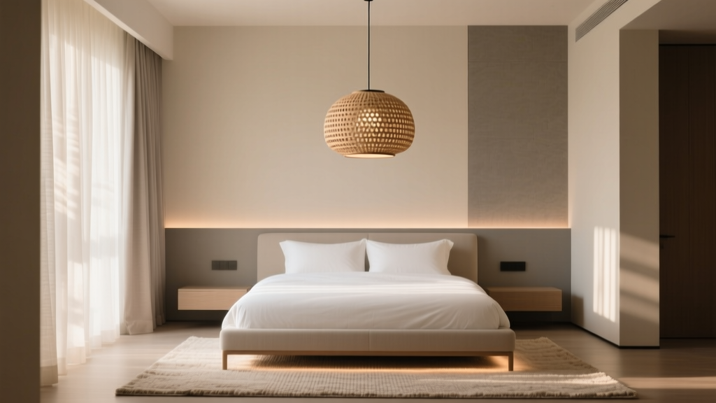 Bedroom Woven Pendant Light Ideas - The Decor Mag