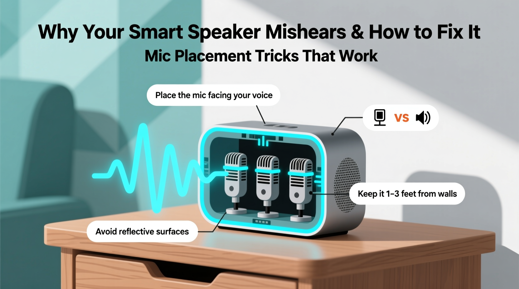 why does my smart speaker mishear commands mic placement tricks that help