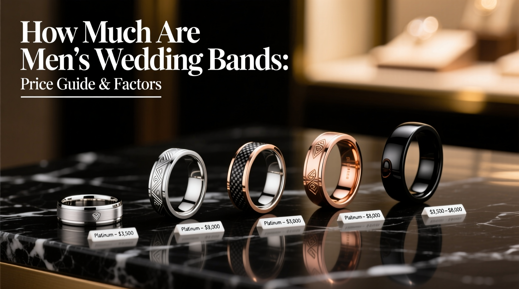 how much are mens wedding bands