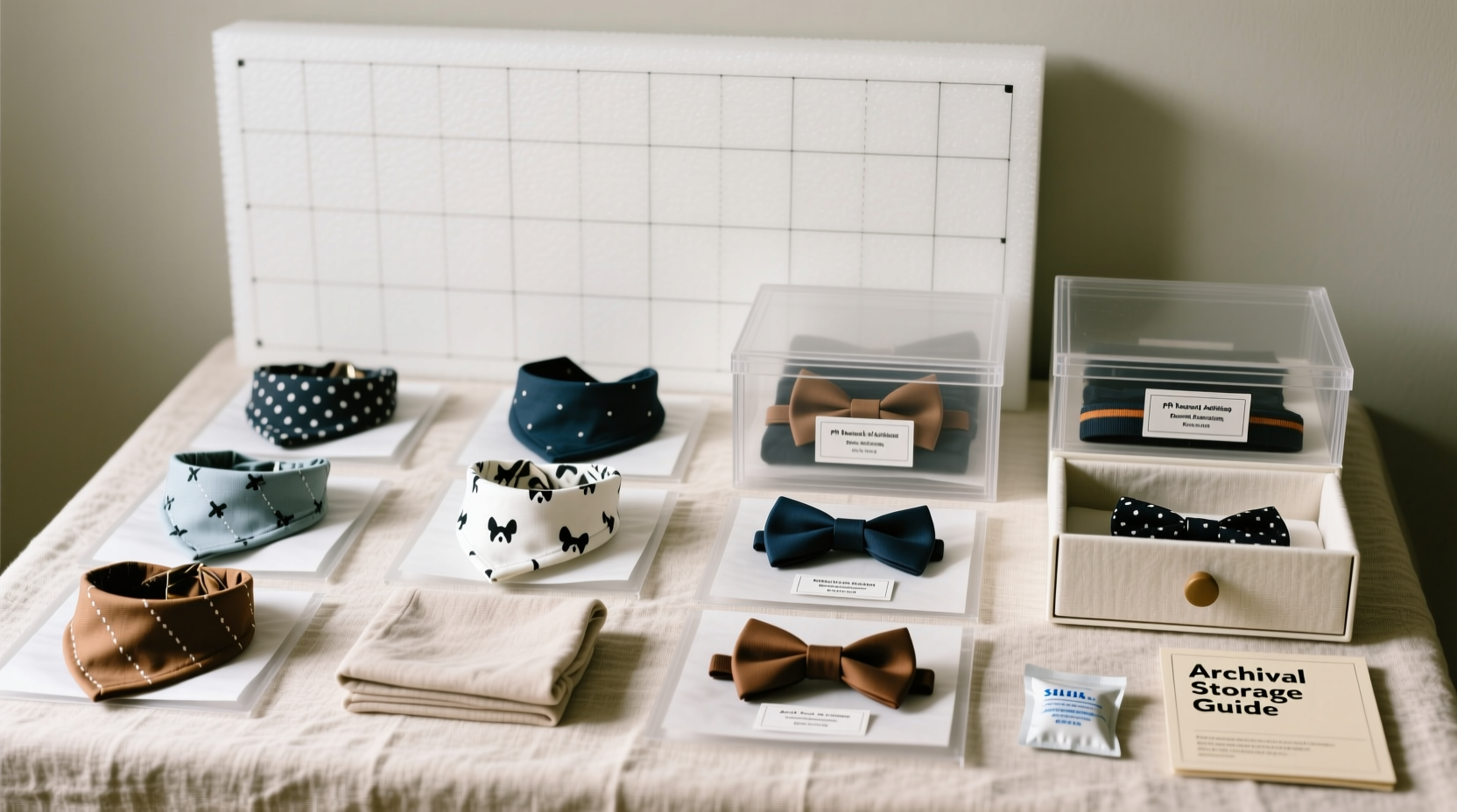 closet organization tips for pet bandanas bowties