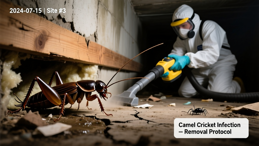How to Get Rid of Camel Crickets in Your Basement or Crawl Space