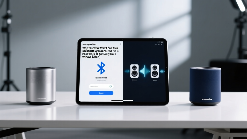iPad Bluetooth Dual Speakers: Real 2026 Solutions