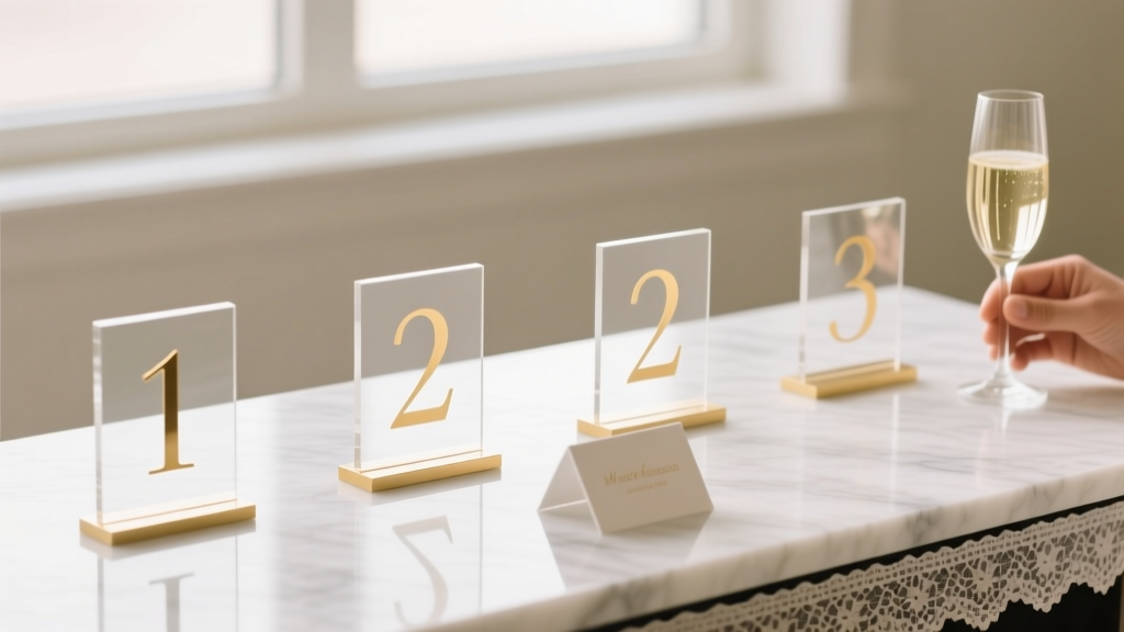 Wedding Table Numbers Size: Exact Rules (2026)