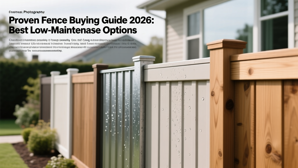 Proven Fence Buying Guide 2026: Best Low-Maintenance Options