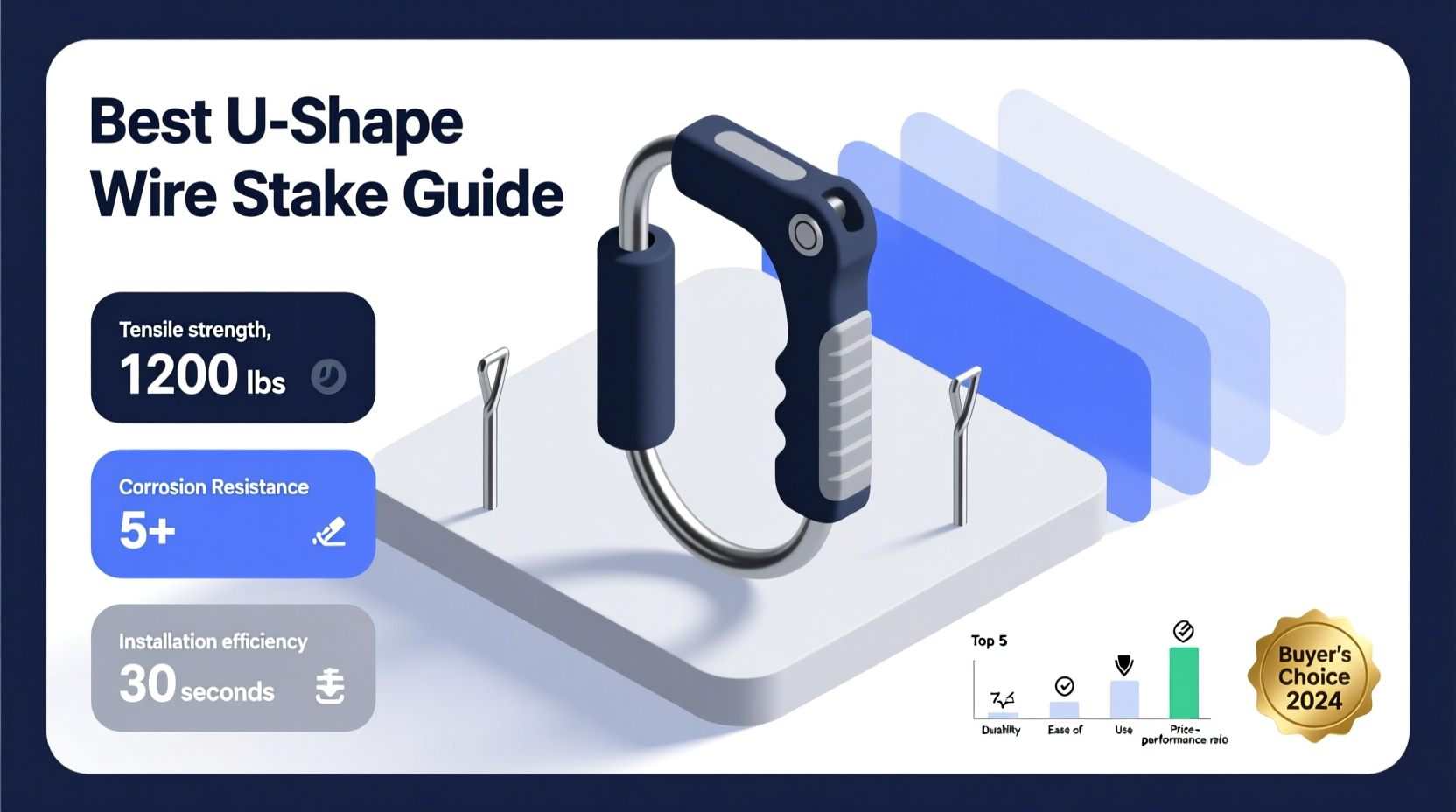 best u shape wire stake