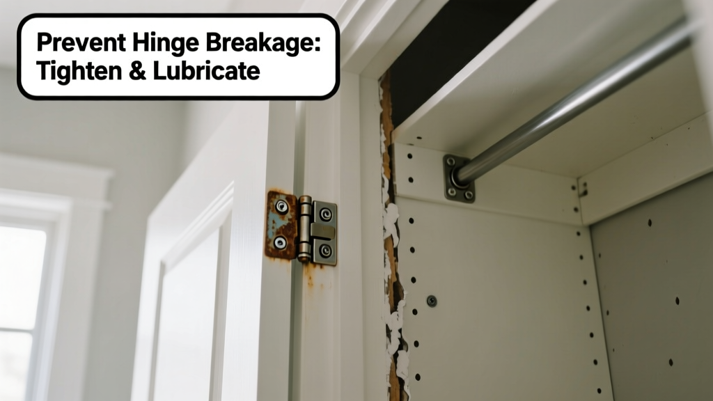 How to Prevent Closet Door Hinge Breakage at Home
