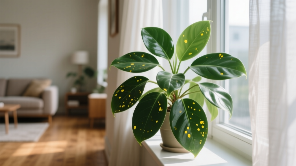 Yellow Spots on Indoor Plants: Causes & Fixes