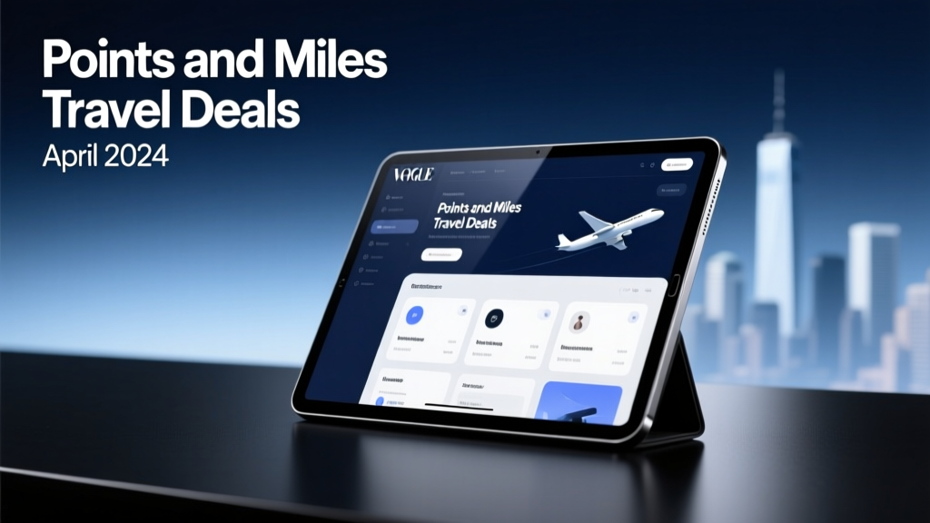 Points and Miles Travel Deals: April 2024 Best Value Opportunities