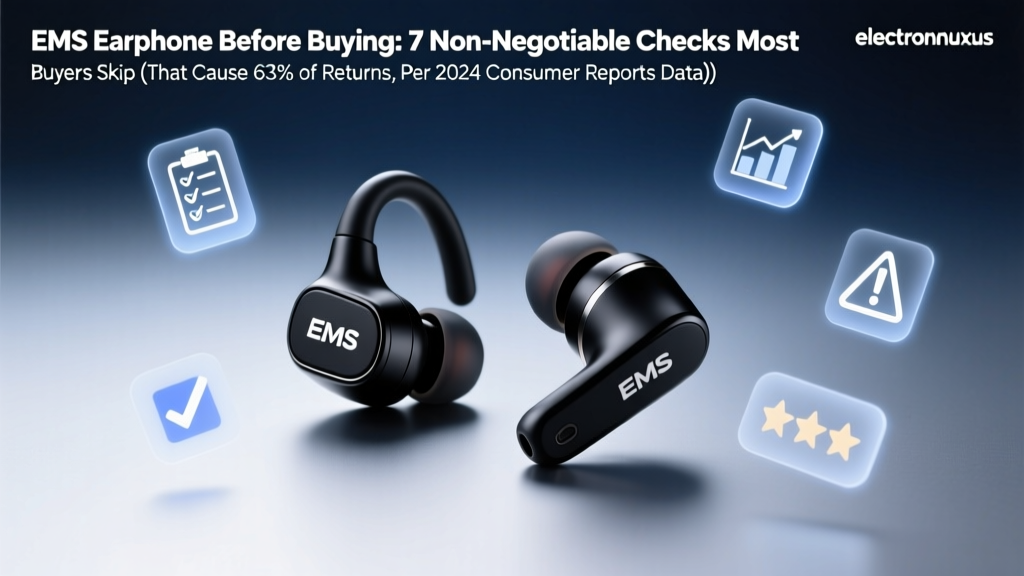EMS Earphone Before Buying: 7 Non-Negotiable Checks Most Buyers Skip (That Cause 63% of Returns, Per 2024 Consumer Reports Data)