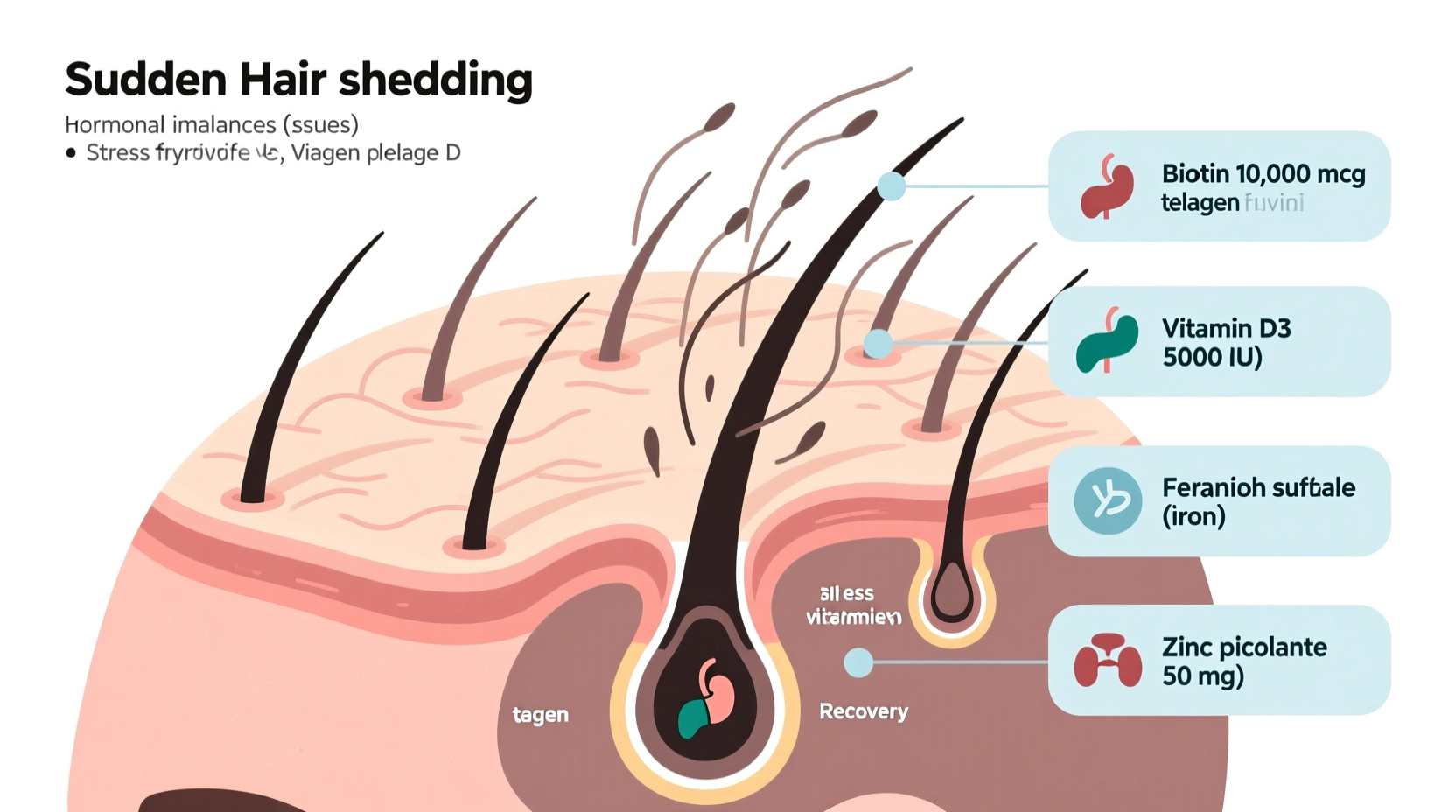 why is my hair shedding so much sudden hair loss causes and vitamins to take