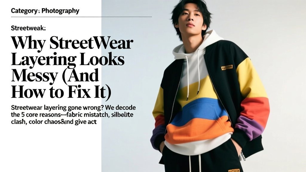 Why Streetwear Layering Looks Messy (And How to Fix It)