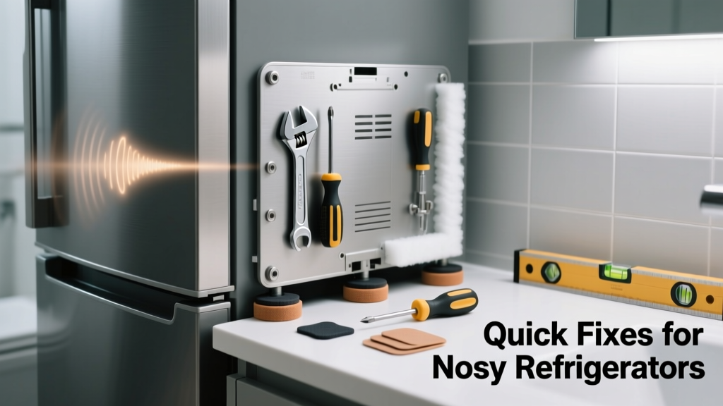 Refrigerator Making Noise in Bathroom: Quick Fixes