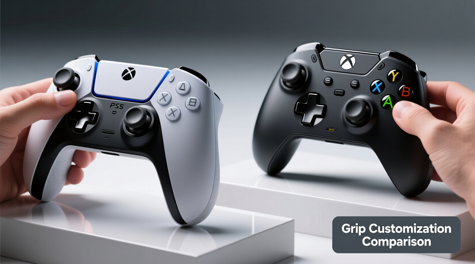ps5 controller vs xbox elite which offers better grip customization