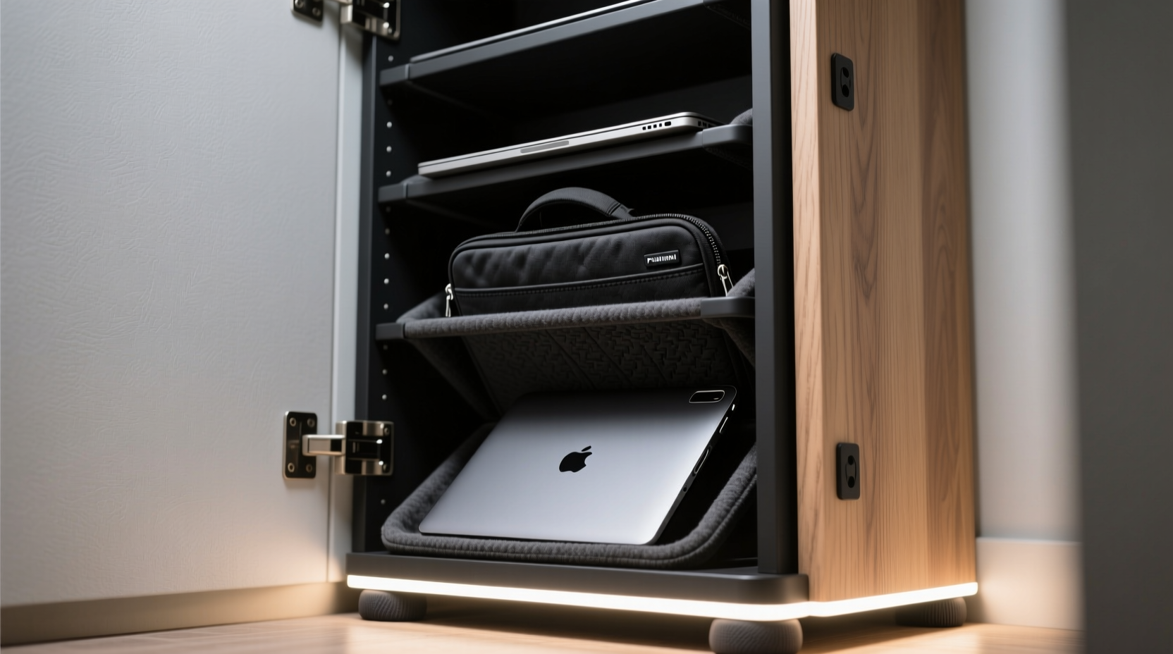 closet organization tips for padded tech cases