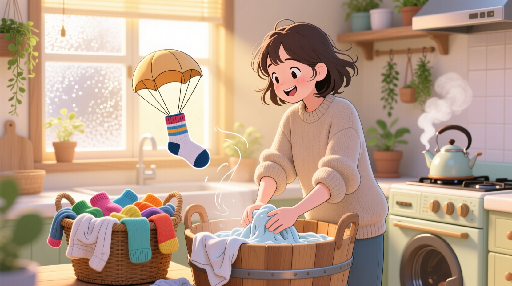 roll your laundry