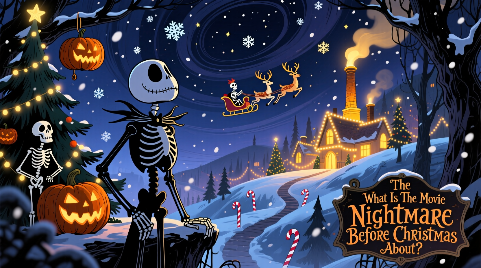 what is the movie nightmare before christmas about