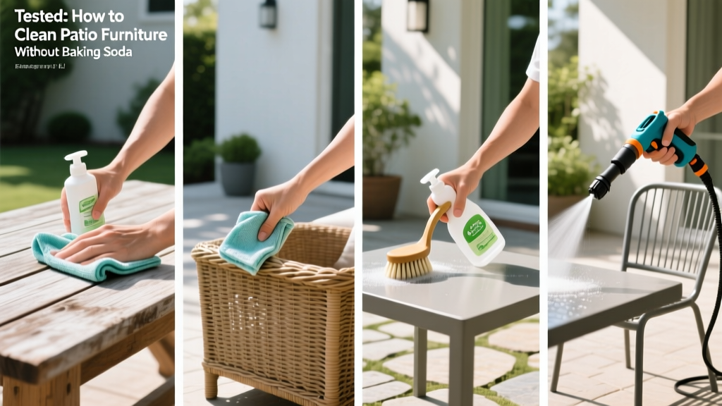 Tested: How to Clean Patio Furniture Without Baking Soda