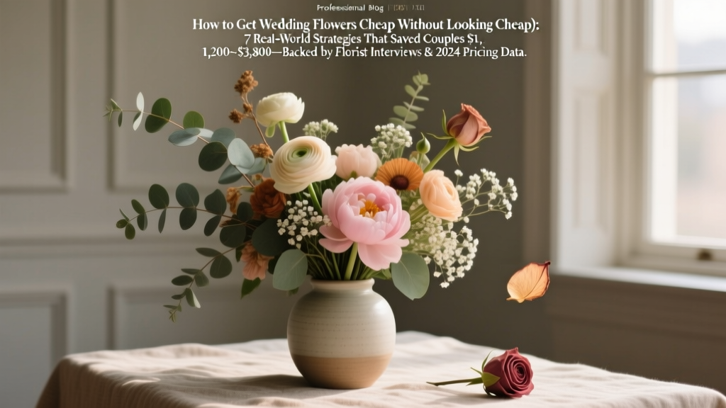 How to Get Wedding Flowers Cheap (2026)