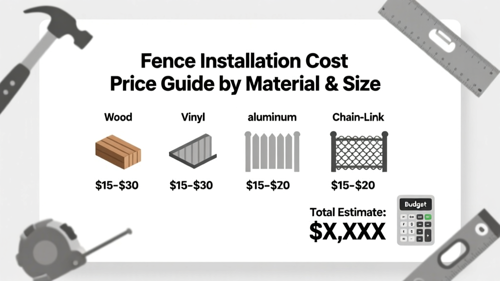 Fence Installation Cost: Price Guide by Material & Size