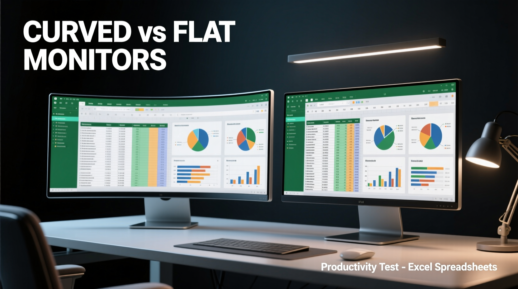 curved vs flat monitors for productivity which is better for excel spreadsheets