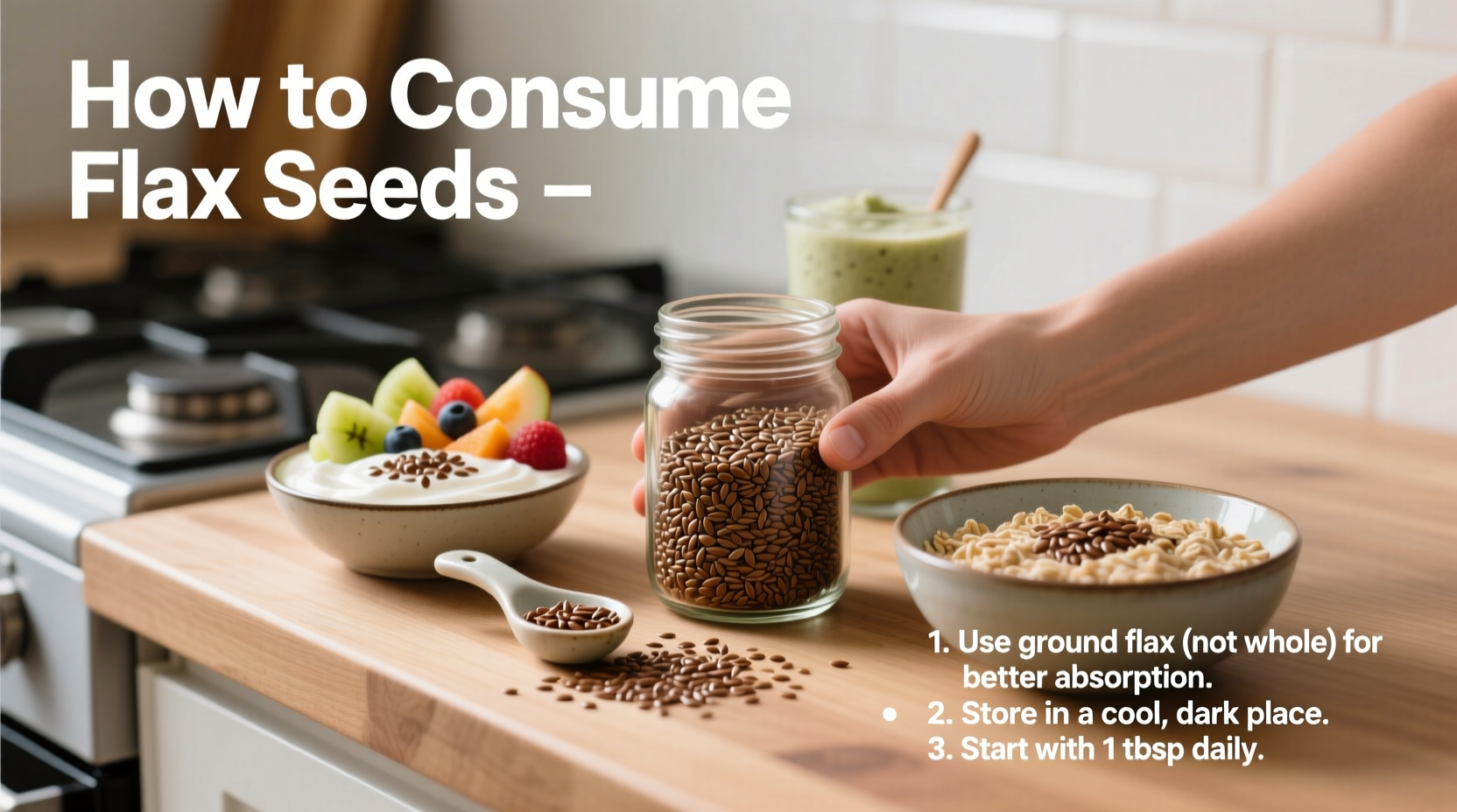 how to consume flax seeds