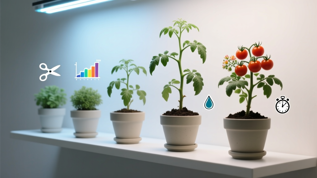 Tomato Plant Height Control: Pruning, Light & Nutrients