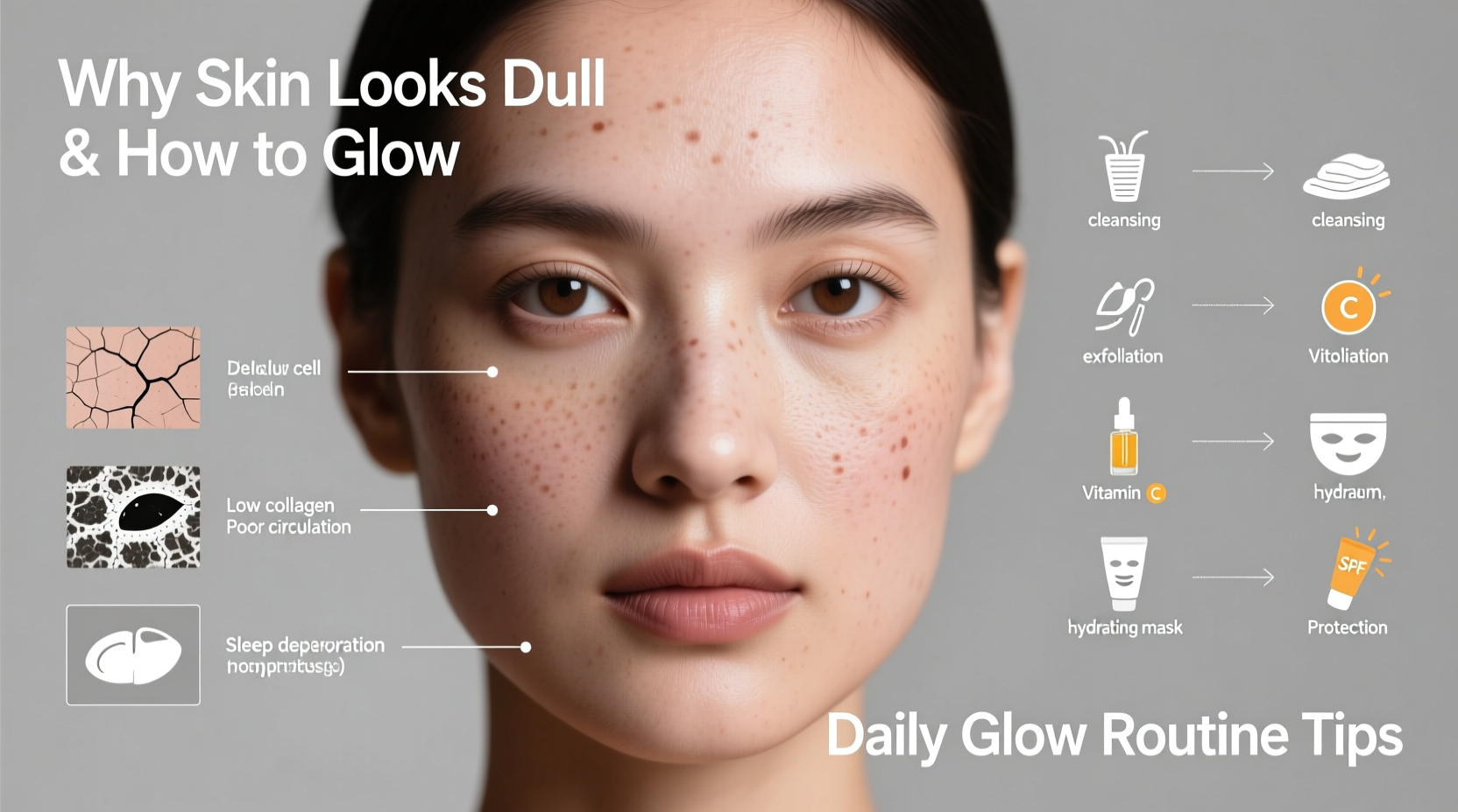 why does my skin look dull causes and glow boosting routine tips
