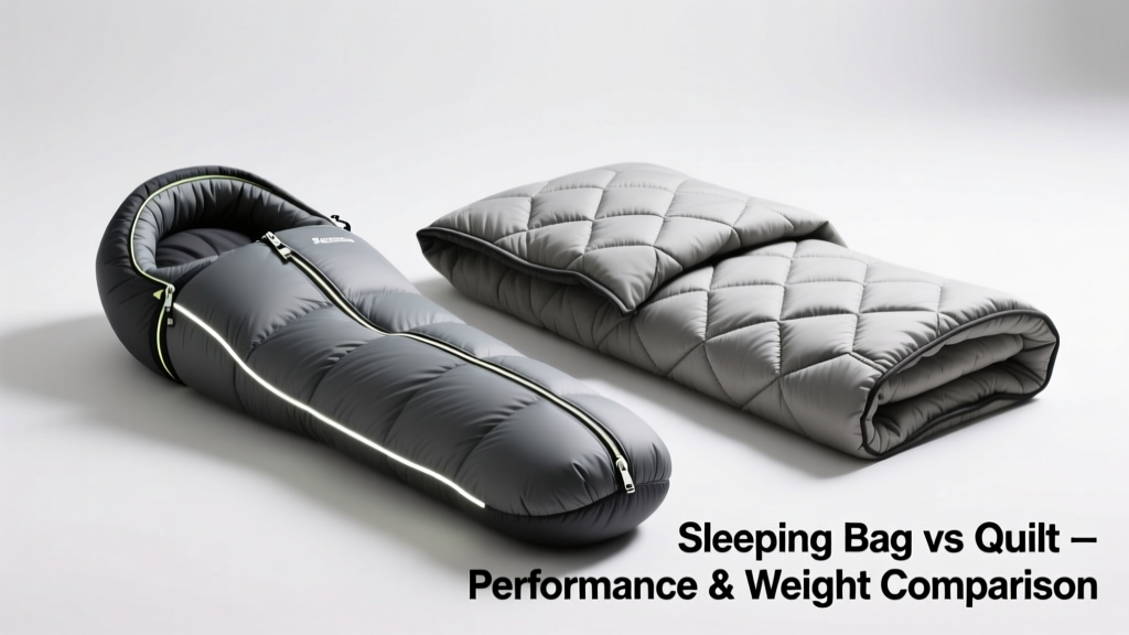 Backpacking Sleeping Bag vs Quilt: Weight, Warmth, and Real-World Performance Compared