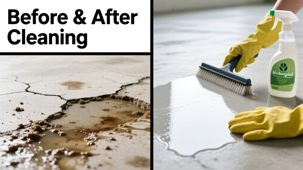 How to Remove Vomit from Concrete Surfaces Safely