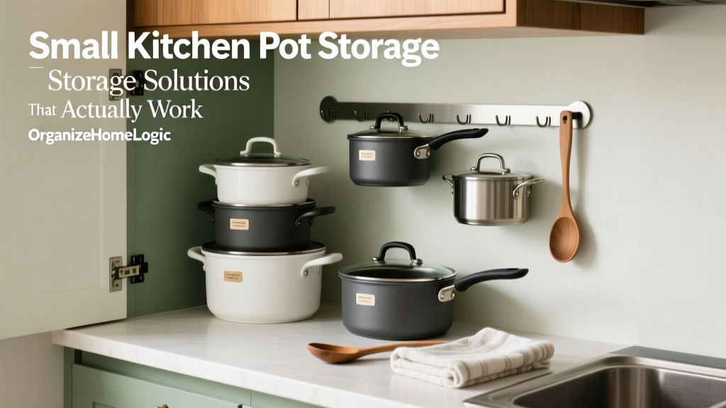 Small Kitchen Pot Storage Solutions That Actually Work